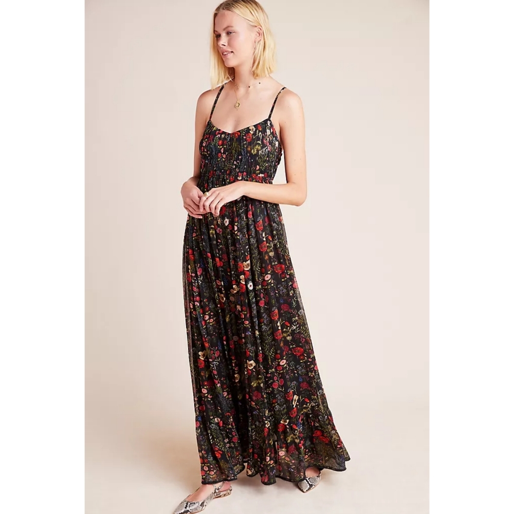 ANTHROPOLOGIE - PAYAL JAIN Massima Pleared Maxi Dr